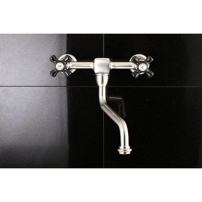 Duchess Double-Handle 2-Hole Wall Mount Bathroom Faucet