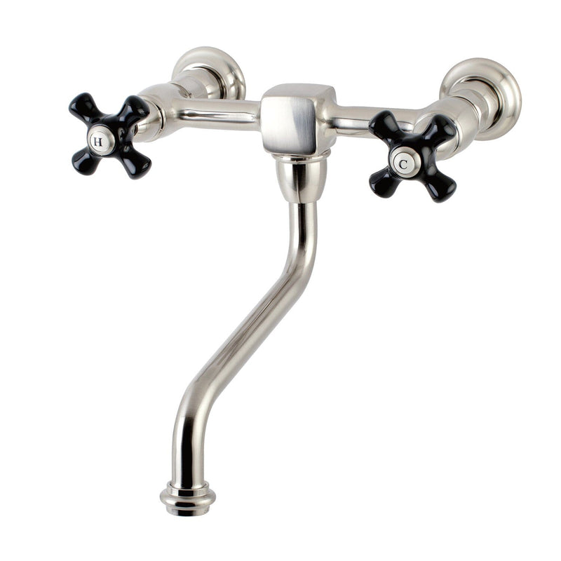 Duchess Double-Handle 2-Hole Wall Mount Bathroom Faucet