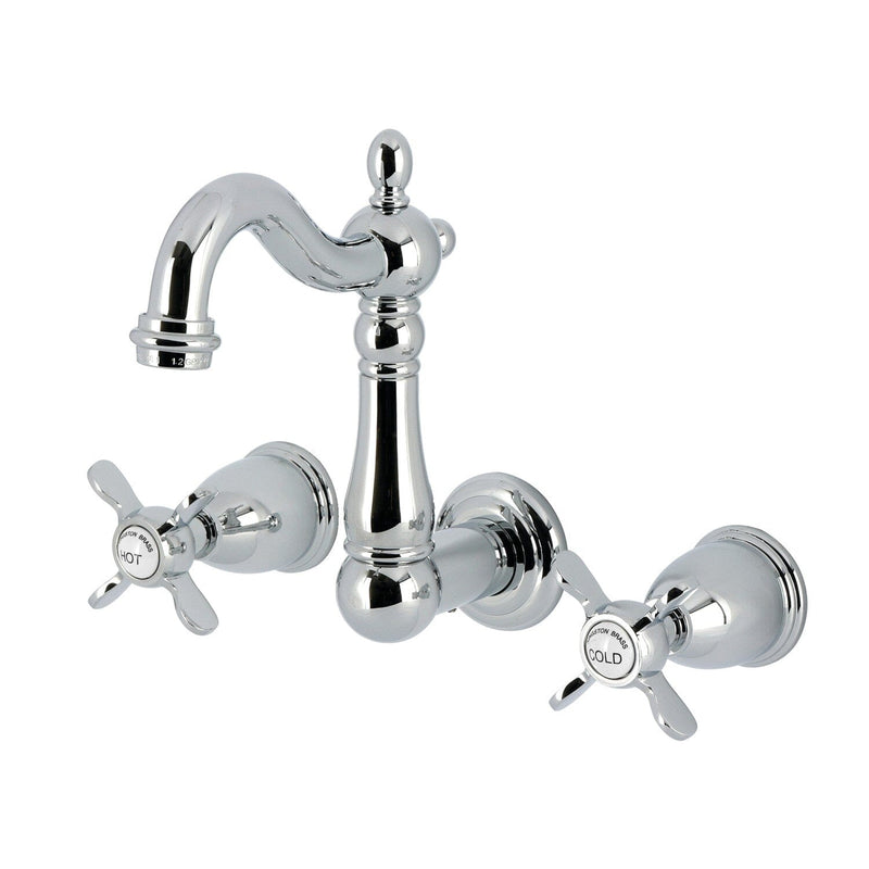 Essex Double-Handle 3-Hole Wall Mount Bathroom Faucet