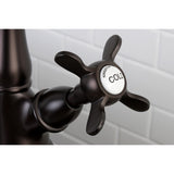 Essex Two-Handle 2-or-4 Hole Kitchen Faucet with Brass Sprayer