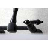 Duchess Double-Handle 2-Hole Wall-Mount Bridge Kitchen Faucet