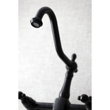 Duchess Double-Handle 2-Hole Wall-Mount Bridge Kitchen Faucet