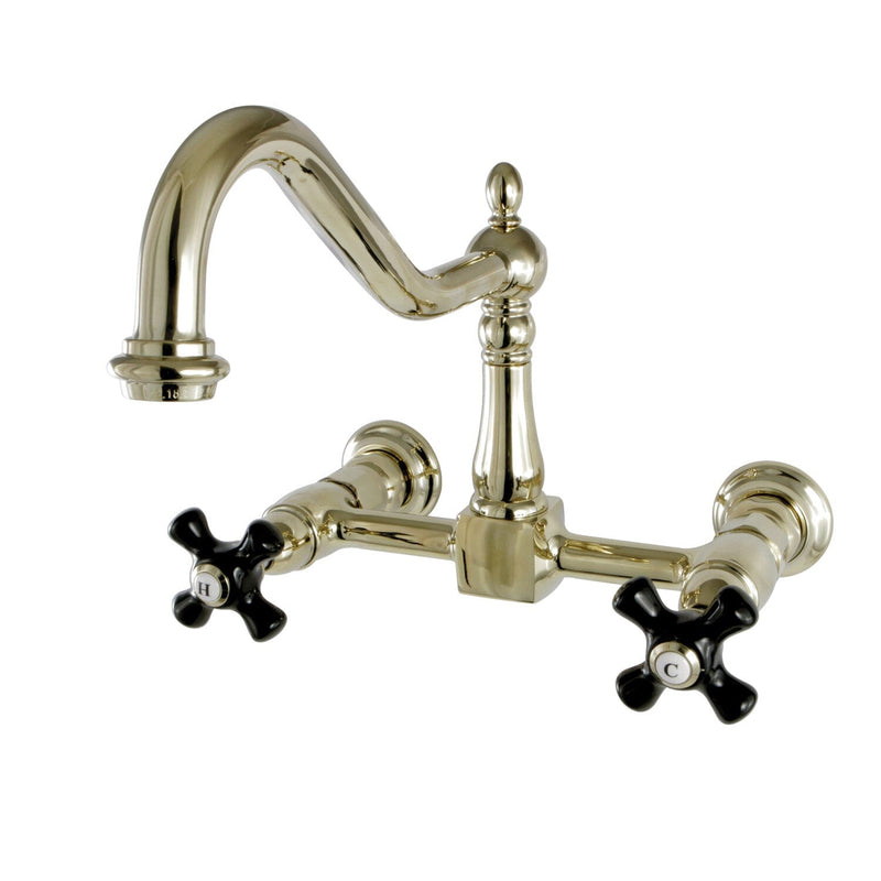 Duchess Double-Handle 2-Hole Wall-Mount Bridge Kitchen Faucet