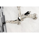 Duchess Double-Handle 2-Hole Wall-Mount Bridge Kitchen Faucet