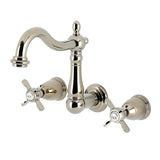 Essex Double-Handle 3-Hole Wall Mount Bathroom Faucet
