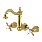 Essex Double-Handle 3-Hole Wall Mount Bathroom Faucet