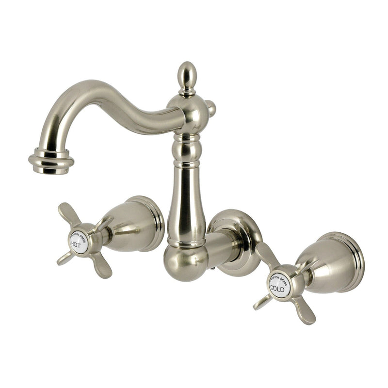 Essex Double-Handle 3-Hole Wall Mount Bathroom Faucet
