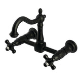 Duchess Double-Handle 2-Hole Wall-Mount Bridge Kitchen Faucet