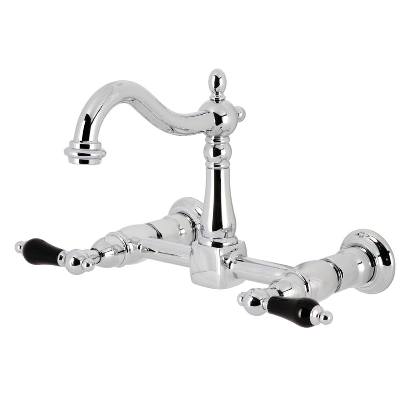 Duchess Double-Handle 2-Hole Wall-Mount Bridge Kitchen Faucet