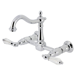Willshire Double-Handle Wall-Mount Bridge Kitchen Faucet