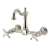 Essex Two-Handle 2-Hole Wall Mount Bridge Kitchen Faucet
