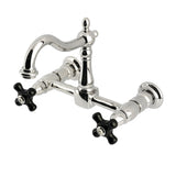 Duchess Double-Handle 2-Hole Wall-Mount Bridge Kitchen Faucet