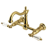Willshire Double-Handle Wall-Mount Bridge Kitchen Faucet