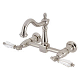 Willshire Double-Handle Wall-Mount Bridge Kitchen Faucet