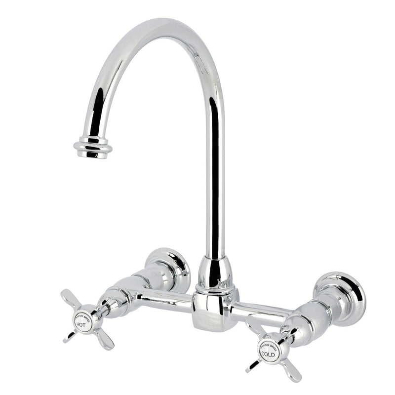 Essex Two-Handle 2-Hole Deck Mount Bridge Kitchen Faucet