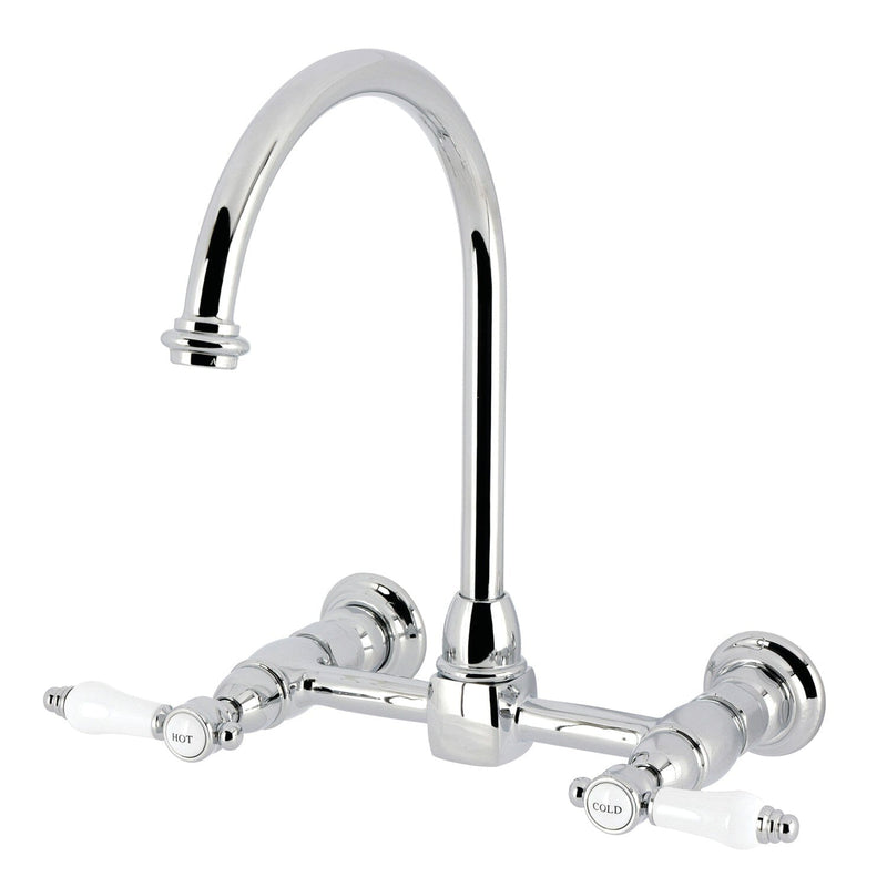 Bel-Air Two-Handle 2-Hole Deck Mount Bridge Kitchen Faucet