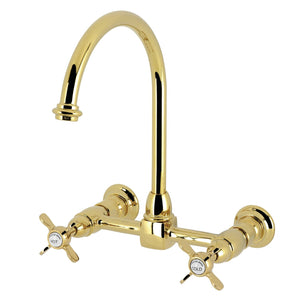 Essex Two-Handle 2-Hole Deck Mount Bridge Kitchen Faucet