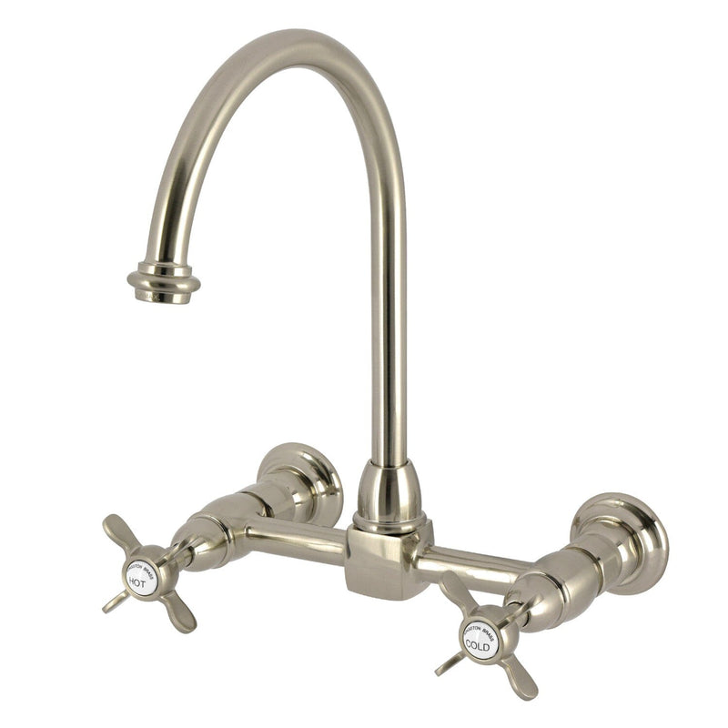 Essex Two-Handle 2-Hole Deck Mount Bridge Kitchen Faucet