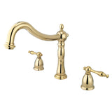 Naples Two-Handle 3-Hole Deck Mount Roman Tub Faucet