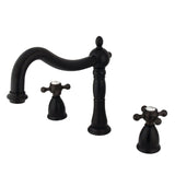Metropolitan Two-Handle 3-Hole Deck Mount Roman Tub Faucet