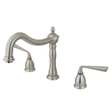 Silver Sage Two-Handle 3-Hole Deck Mount Roman Tub Faucet