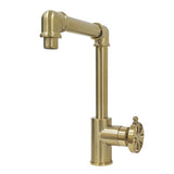 Belknap One-Handle 1-Hole Bathroom Faucet with Push Pop-Up Drain