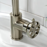 Belknap One-Handle 1-Hole Bathroom Faucet with Push Pop-Up Drain