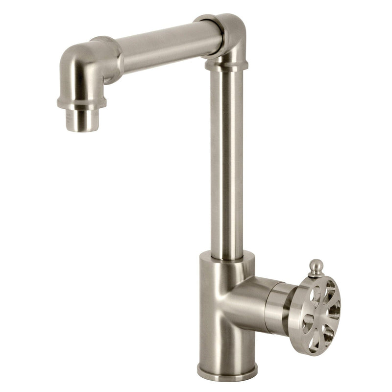 Belknap One-Handle 1-Hole Bathroom Faucet with Push Pop-Up Drain