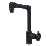 Belknap One-Handle 1-Hole Bathroom Faucet with Push Pop-Up Drain