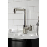 Belknap One-Handle 1-Hole Bathroom Faucet with Push Pop-Up Drain