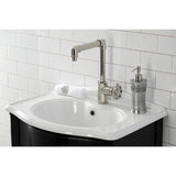 Belknap One-Handle 1-Hole Bathroom Faucet with Push Pop-Up Drain