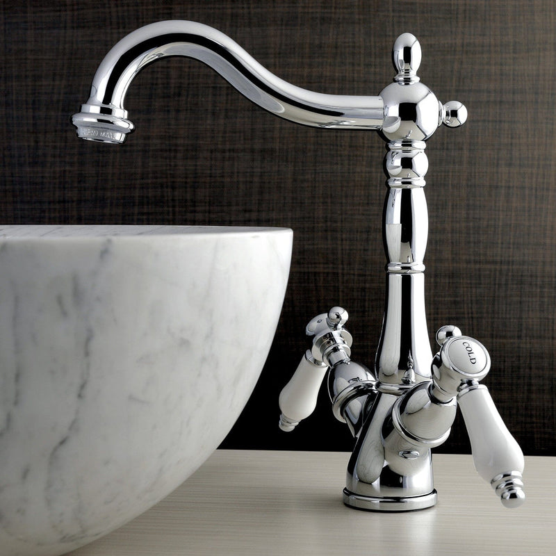 Bel-Air Two-Handle 1-or-3 Hole Deck Mount Vessel Faucet