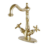 Essex Two-Handle 1-or-3 Hole Deck Mount Vessel Faucet