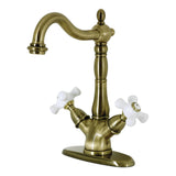 Heritage Two-Handle 1-or-3 Hole Deck Mount Vessel Faucet