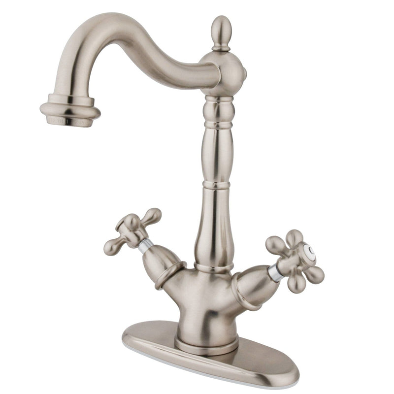 Heritage Two-Handle 1-or-3 Hole Deck Mount Vessel Faucet