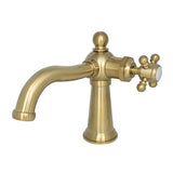 Nautical One-Handle 1-Hole Bathroom Faucet with Push Pop-Up Drain