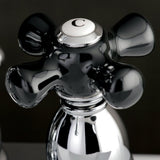 Duchess Double-Handle 3-Hole Deck Mount 4-Inch Centerset Bathroom Faucet with Brass Pop-Up