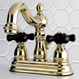 Duchess Double-Handle 3-Hole Deck Mount 4-Inch Centerset Bathroom Faucet with Brass Pop-Up