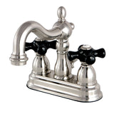 Duchess Double-Handle 3-Hole Deck Mount 4-Inch Centerset Bathroom Faucet with Brass Pop-Up