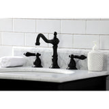 Duchess Two-Handle 3-Hole Deck Mount Widespread Bathroom Faucet with Brass Pop-Up Drain