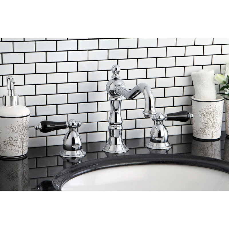 Duchess Two-Handle 3-Hole Deck Mount Widespread Bathroom Faucet with Brass Pop-Up Drain
