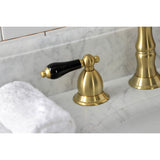 Duchess Two-Handle 3-Hole Deck Mount Widespread Bathroom Faucet with Brass Pop-Up Drain