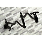 Heritage Two-Handle 1-Hole Wall Mount Pot Filler Faucet