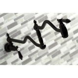 Heirloom Two-Handle 1-Hole Wall Mount Pot Filler Faucet