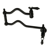 Heirloom Two-Handle 1-Hole Wall Mount Pot Filler Faucet