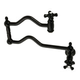 Duchess Two-Handle 1-Hole Wall Mount Pot Filler Faucet