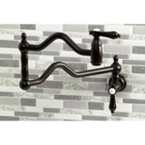 Heirloom Two-Handle 1-Hole Wall Mount Pot Filler Faucet