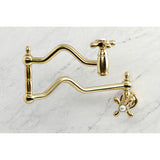 Heritage Two-Handle 1-Hole Wall Mount Pot Filler Faucet