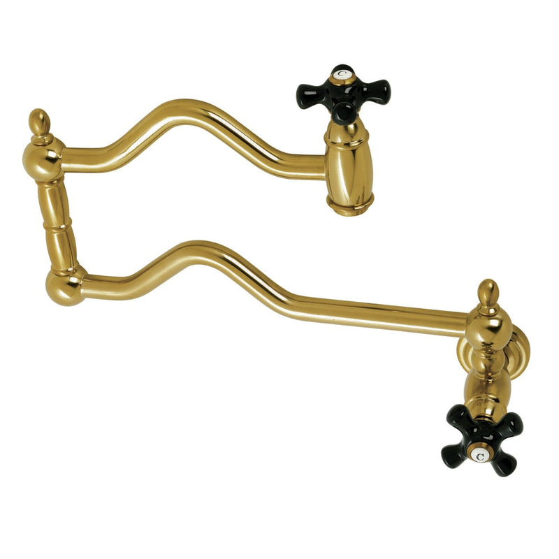 Duchess Two-Handle 1-Hole Wall Mount Pot Filler Faucet