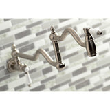 Bel-Air Two-Handle 1-Hole Wall Mount Pot Filler Faucet